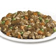 Beneful's Prepared Meals are available in eight varieties made with beef, chicken, turkey, pork and lamb along with such ingredients as wild rice, barley and pasta and vegetables like spinach, carrots, peas and green beans.