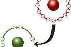 An antioxidant donating an electron to a free radical and thus stabilizing it.