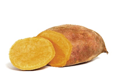 The sweet potato has become an increasingly popular ingredient in specialty petfoods.