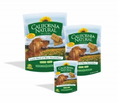 Hypoallergenic products from California Naturalwith no wheat, corn, soy, artificial preservatives, artificial flavoring, added coloring and/or by-products.