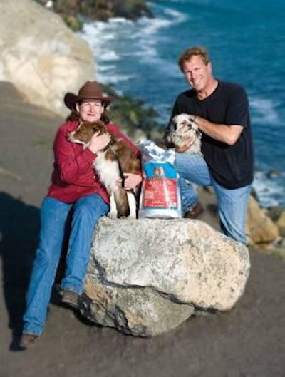 Brother and sister team Garret and Tamara Jennings developed Laughing Dog Heritage Diet in hopes of increasing the longevity and health of companion animals.