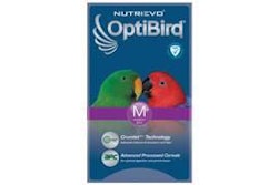 The OptiBird formula from Nutrievo is unique because it is not made up of extruded food but contains crumlets, specially shaped pellets.