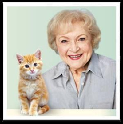 Betty White will judge photos in Sergeant's Happy, Healthy Cat contest