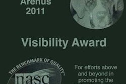 NASC awarded Arenus with its Visibility Award for promoting the NASC Quality Seal.