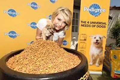Chelsea Kane of 'Dancing with the Stars' helped Pedigree kick off its 'Every Dog Deserves' campaign and the launch of its petfood formula, 4 Universal Needs.