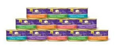 Wellness offers its Cubed, Sliced and Minced cat cans in 12 varieties.