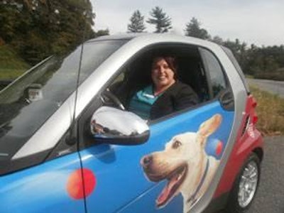 Kelly Kline was randomly selected as the winner of a new Smart Car from Hill's Pet Nutrition's Drive Nutrition Sweepstakes.