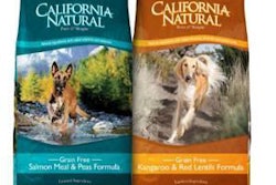 Natura's California Natural line now includes the Kangaroo & Red Lentils and Salmon Meal & Peas formulas for dogs.