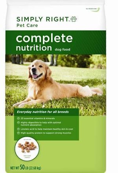 Sam's Club's new Simply Right line allows consumers to choose between wet and dry foods for their dogs.