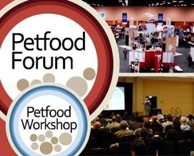 Petfood Forum, April 2â€“4, and Petfood Workshop, April 4â€“5, both at the Renaissance Schaumburg, offer up-to-date industry knowledge plus networking and business opportunities.