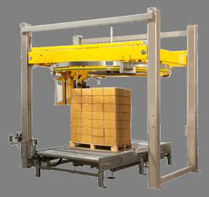 ITW Muller Octopus C series automatic rotary ring stretch wrapper ...