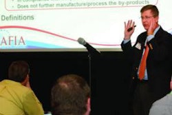 Henry Turlington, AFIA director of quality and manufacturing regulatory affairs, talks compliance at the Food Safety Modernization Act—Building a Foundation for Compliance seminar.