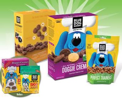 Blue Dog Bakery recently unveiled 'fully refreshed packaging' across its product line. The new packaging gives Ruffy, the brand’s blue dog mascot, a makeover and reveals a new modern look.