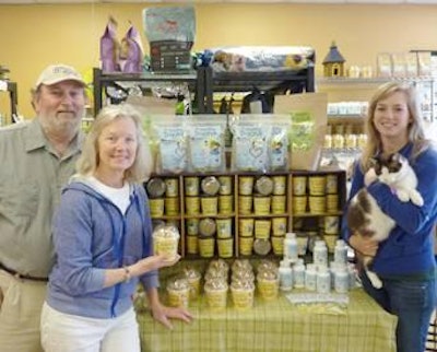 'We donâ€™t have much to complain about and we have a lot to be thankful for. We see a larger market with healthy dogs and plan to expand our Healthy Dogma line to be available in more independent stores around the country,' says Darby Peters of Healthy Dogma.