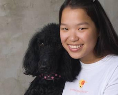 The Lincoln Bark team started with Bobbye Cochran; her husband, Todd Main; 14-year-old daughter, Sara Main; and taste-testing Standard Poodle, Sophie.