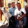 Mark E. Beckloff (left) Daniel G. Dye, founders of Three Dog Bakery.