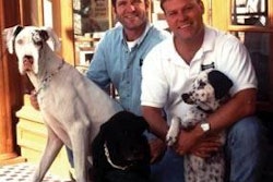 Mark E. Beckloff (left) Daniel G. Dye, founders of Three Dog Bakery.