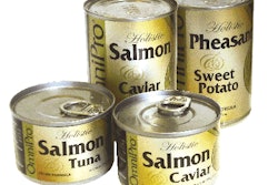 The OmniPro Holistic canned line features unique ingredients like caviar, pheasant and sweet potato, with salmon as the base.
