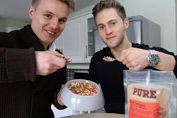 The Pure petfood brand started small; initially co-founders Daniel Eha and Mathew Cockroft were making the recipes in their kitchen, with a small dehydration machine they saved up to buy.