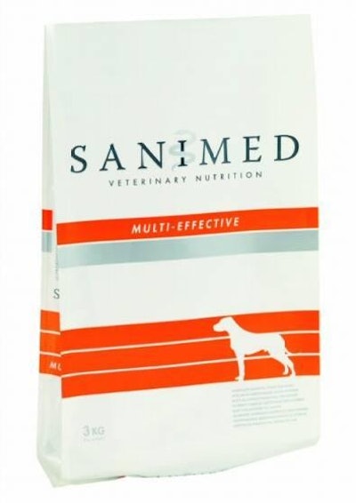 Vobra recently developed a veterinary/therapeutic line of dog and cat foods called Sanimed.