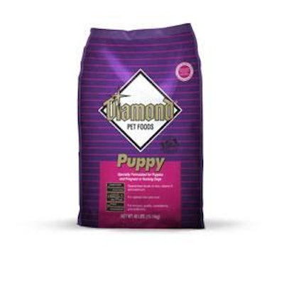 Diamond Pet Foods recalled select bag sizes of its Puppy Formula dry dog food.