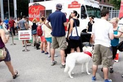 Chef Michael's debuted its first Food Truck for Dogs in Boston, Massachusetts, USA.
