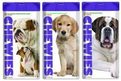 CHEWIES are a line of super-premium protein treats for dogs, available in a variety of flavors.