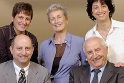 The Monge family: Baldassarre (president) and Emma, and their daughters Alessandra (financial director), Franca (procurement director) and son Domenico (CEO).