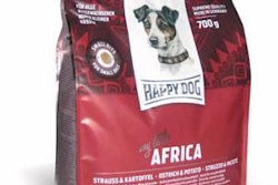 Mondi designed Interquell's Happy Dog petfood packaging with silver 3D lettering and high-definition flexo-printed packaging to make the package stand out.