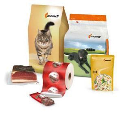 Mondi will present new stand-up petfood pouches at Global Pouch Forum.