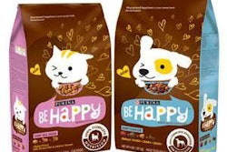 Nestle Purina's Be Happy line includes two varieties of dry food for both dogs and cats.