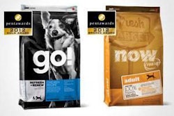 Subplot received a Gold award for GO! packaging and a Bronze award for NOW Fresh packaging the company designed for Petcurean.