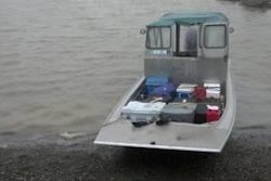Dr. Tim Hunt and his team traveled by boat through villages in rural Alaska to offer veterinary services to pet owners.