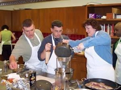 Culinary training for product developers is as much about learning vocabulary as it is about learning the techniques, like how to strain a veloute sauce through a chinois.