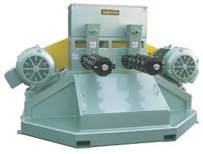 High shear extrusion process with Insta-Pro International’s High Capacity Model 2000 extruder does not require an external source of heat or steam.