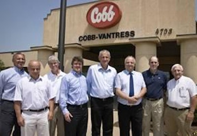 Cobb representatives and their visiting customers, Xavergen group.