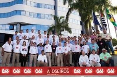 Participantes en el quinto encuentro de Cobb-Vantress para el sector av&iacute;cola latinoamericanos.