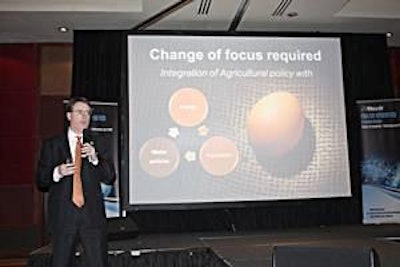 Aidan Connolly pointed out that between 1999 and 2009, broiler meat consumption had increased by 43%, and that this trend was set to continue.