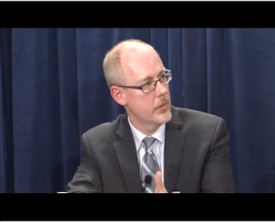 Mountaire Farms director of health services G. Donald Ritter expresses concerns about the availability of antibiotics to treat poultry, and the effectiveness of alternatives.