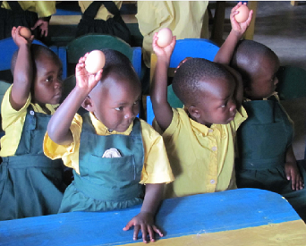 The expanding One Egg program benefits kids in Africa and Haiti.