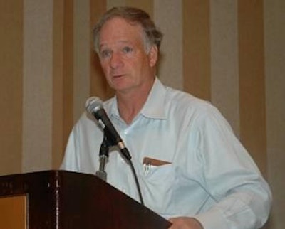 Perdue Farms Chairman Jim Perdue discusses the company's AgriRecycle operation at the Poultry Processor Workshop.