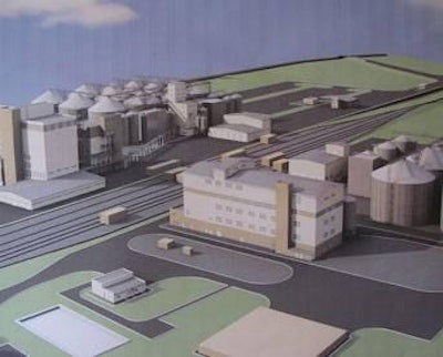 MHP Company | A composite of MHP Company's feed mill at the largest poultry farm in Europe.
