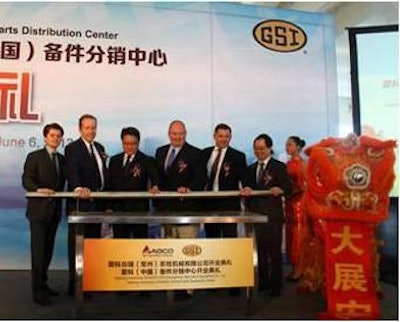 The AGCO Part Distribution Center was opened June 6.
