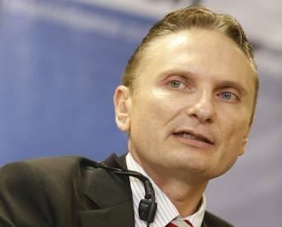 Foto de Rafael Silva, cortesía de Alltech. | Guilherme Minozzo, vicepresidente de Alltech para América Latina, abrió el evento que marcó el inicio de la construcción de la planta de algas en São Pedro do Ivaí, Brasil.