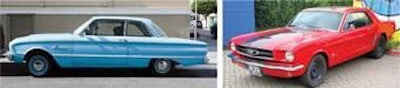 The original Ford Mustang was essentially a Ford Falcon with different sheet metal skin, which shows the outside of the package can make a big difference in consumer perception.