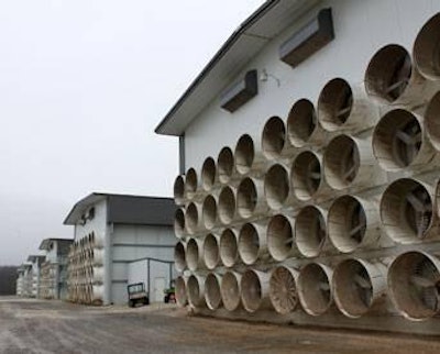The EPA would like to link dust and feathers blown out of exhaust fans from poultry houses to stormwater runoff and excessive nutrients in streams, rivers and bays.