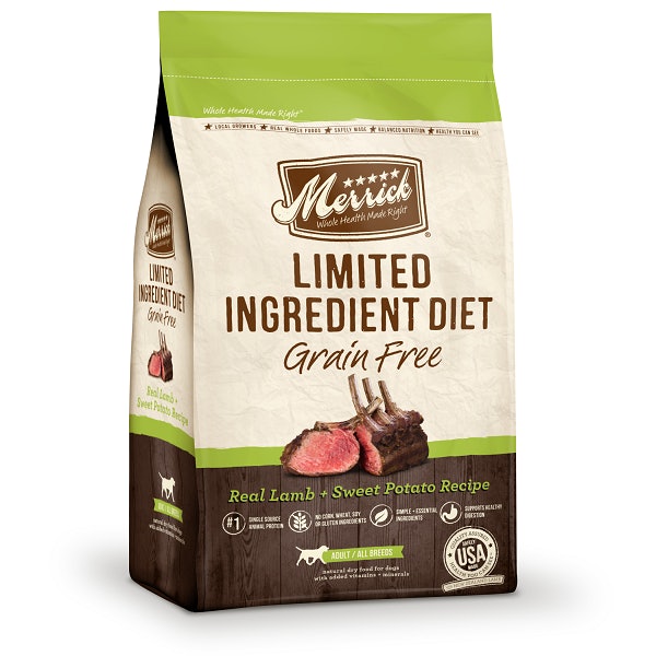 Merrick Pet Care Limited Ingredient Diet dogs and cats From