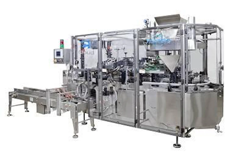 Single Point Packing Cloud Packaging Equipment Robert’s SPF Single Point Fill Standup Pouch ...