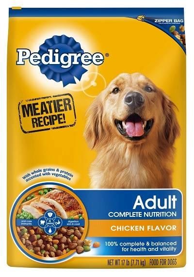 Pedigree Dry Dog Food Meatier Recipe