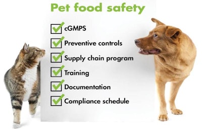 Michael Pettigrew; Fotolia.com | The animal feed preventive control rule under FSMA has six main elements with which pet food manufacturers must comply.